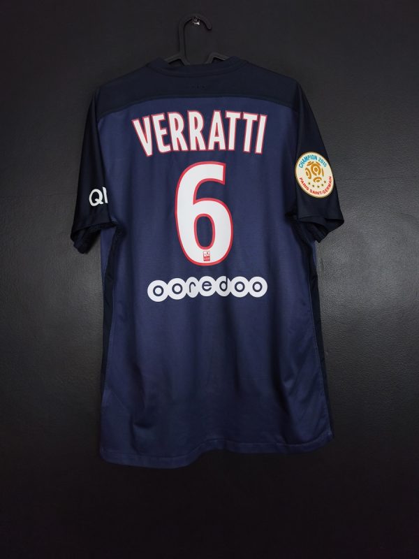 Koszulka piłkarska Paris Saint-Germain 2015/16 Home Nike Marco Verratti #6 [M] Authentic