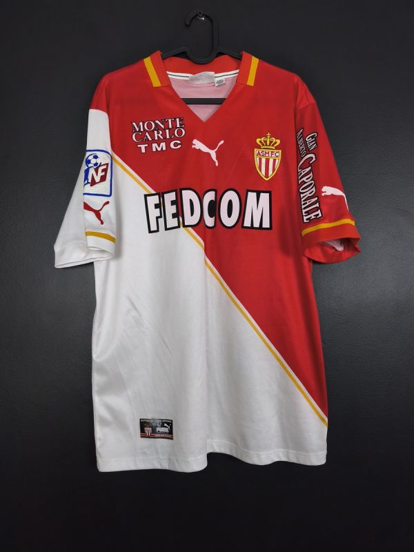 Koszulka piłkarska AS Monaco 2001/02 Home Puma [M] Player Issue