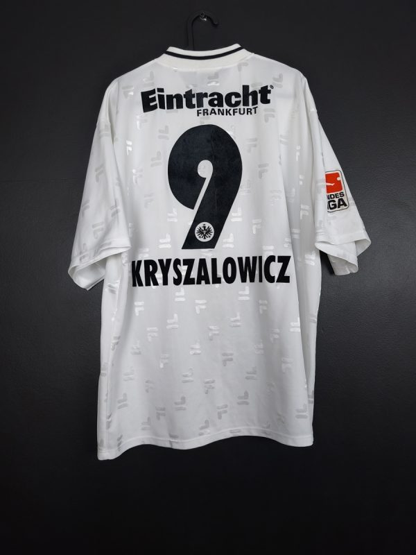 Koszulka piłkarska Eintracht Frankfurt 2002/03 Away Fila Paweł Kryszałowicz #9 [L] Match Issue