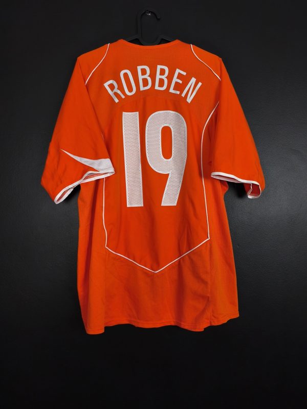 Koszulka piłkarska reprezentacji Holandia 2004/06 Home Nike Arjen Robben #19 [L]