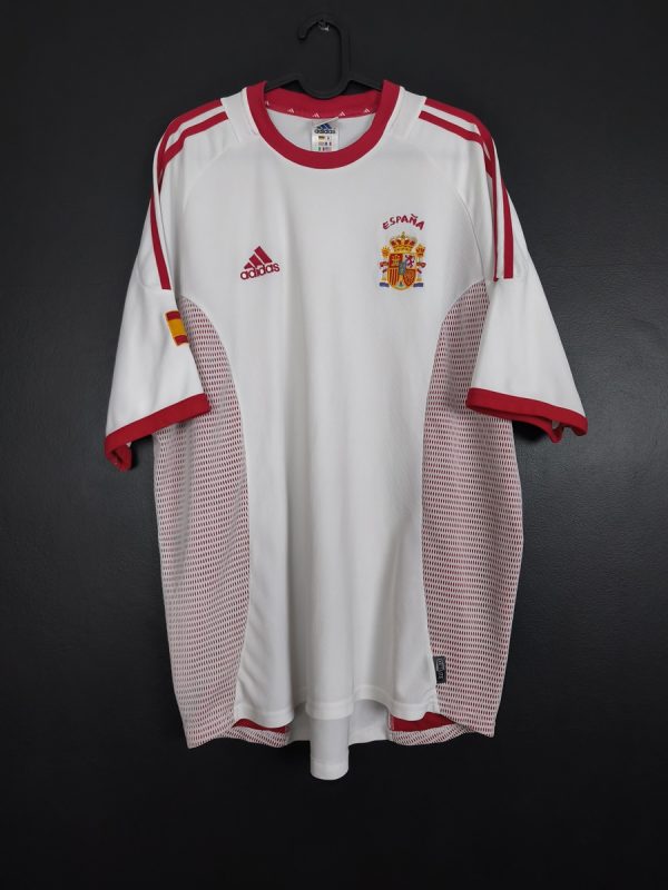 Koszulka piłkarska reprezentacji Hiszpania 2002/04 Away Adidas [XL]