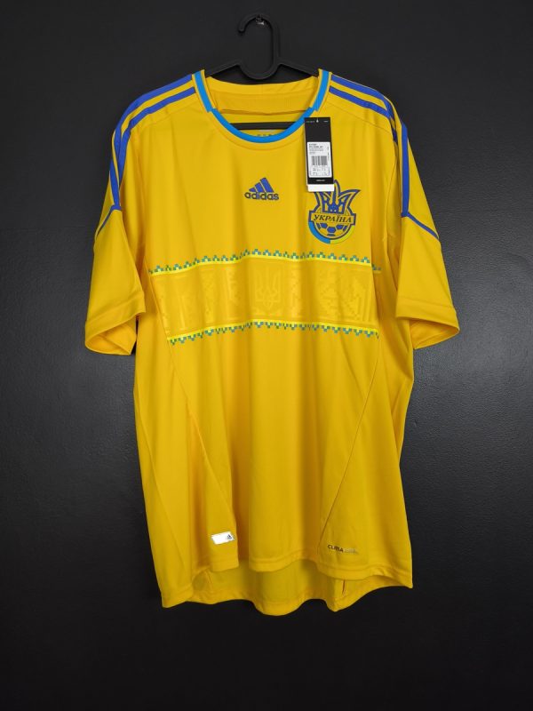 Koszulka piłkarska reprezentacji Ukraina 2012/14 Home Adidas [XL] NEW