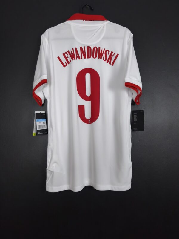 Koszulka piłkarska reprezentacji Polska 2020/22 Home Nike Lewandowski #9 [M] NEW