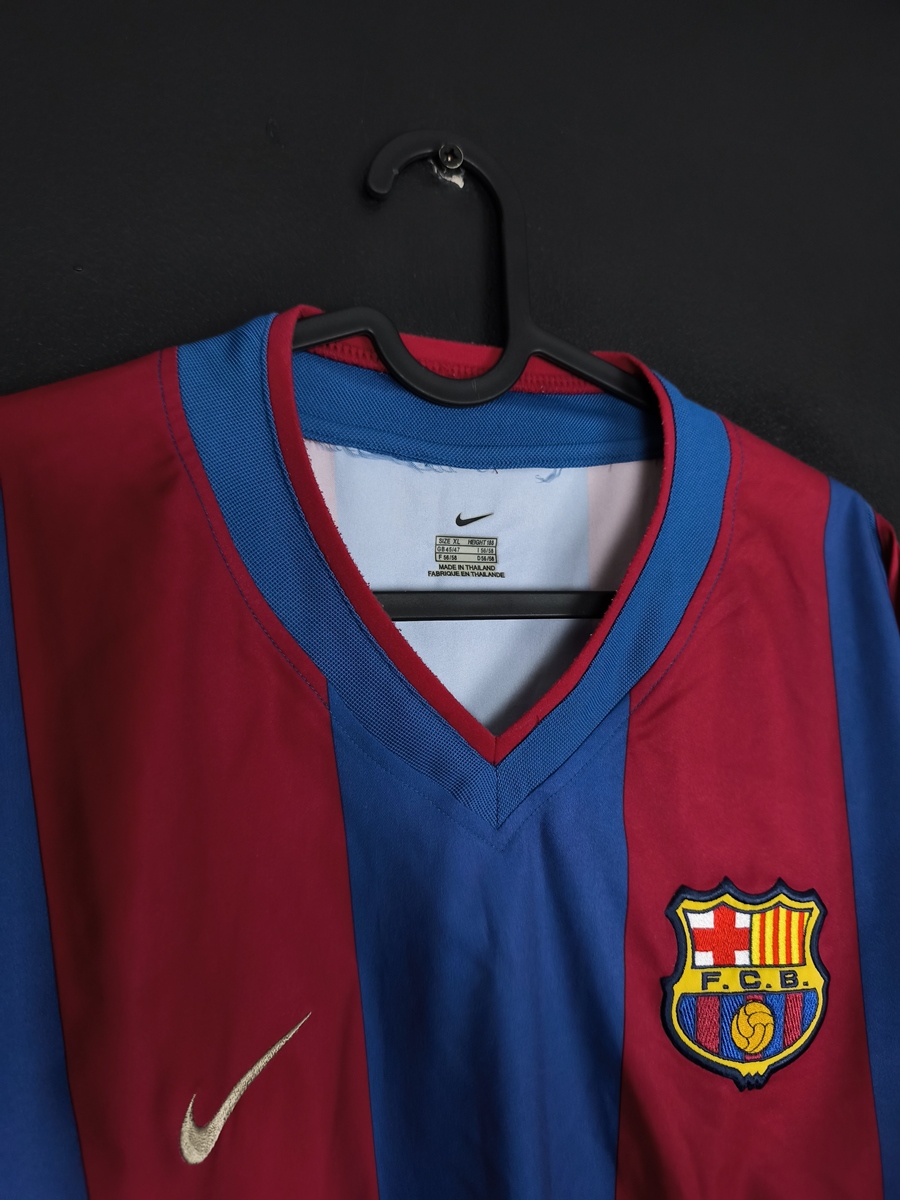 Koszulka piłkarska FC Barcelona 2002/03 Home Nike [XL
