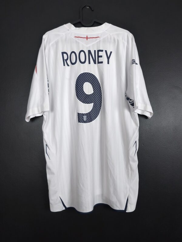 Koszulka piłkarska reprezentacji Anglia 2007/09 Home Umbro Wayne Rooney #9 [XL]