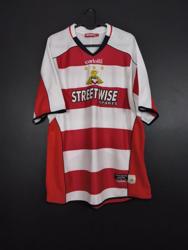 Koszulka piłkarska Doncaster Rovers 2005/06 Home Carlotti [L]