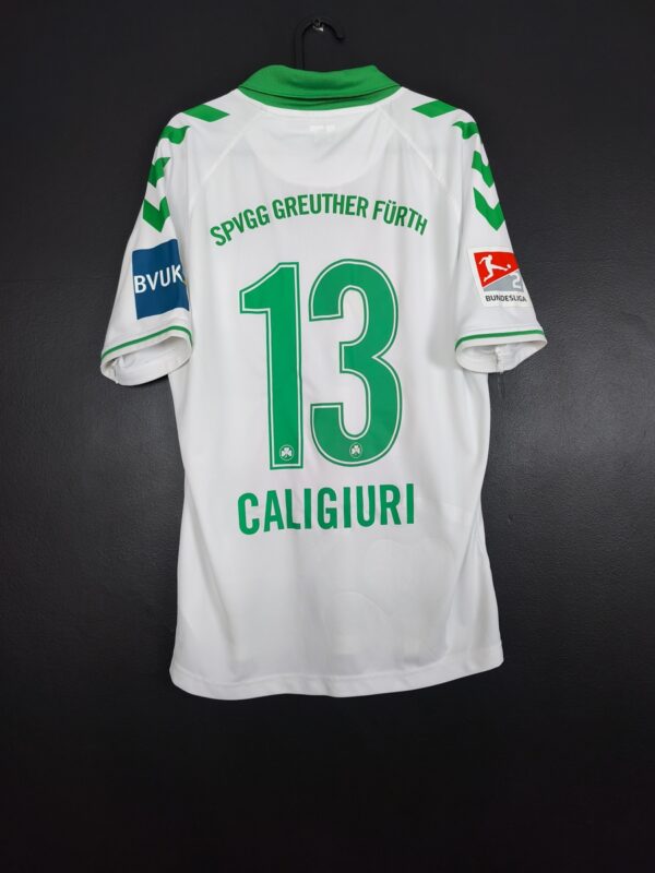 Koszulka piłkarska Greuther Fürth 2018/19 Home Hummel Marco Caligiuri #13 [M] Match Issue