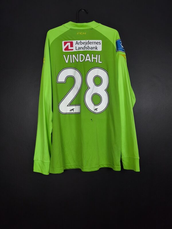 Koszulka piłkarska Nordsjaelland 2016/18 GK Diadora Peter Vindahl #28 [XL] Match Issue