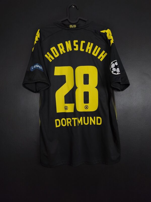 Koszulka piłkarska Borussia Dortmund 2011/12 Away Kappa Marc Hornschuh #28 [L] UCL Match Issue