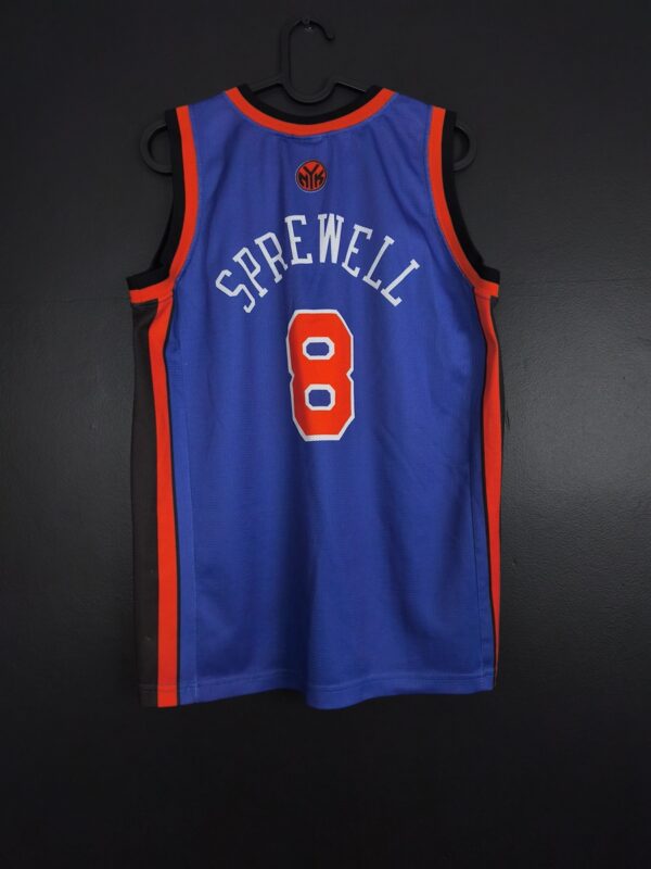 Koszulka New York Knicks 1998/02 Home Champion Latrell Sprewell #8 [YXL] Junior NBA
