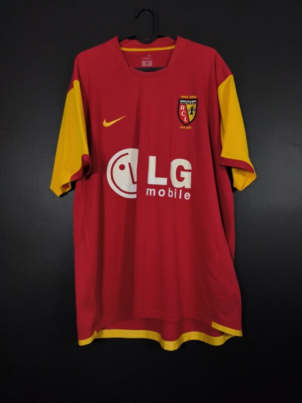 Koszulka piłkarska RC Lens 2006/07 Home Nike [XL] 100-lecie