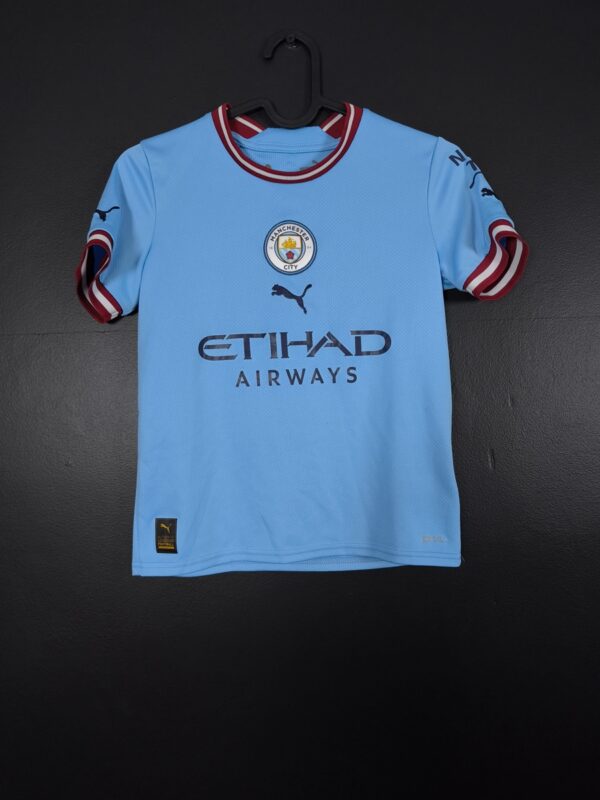 Koszulka piłkarska Manchester City 2022/23 Home Puma [YS] Junior