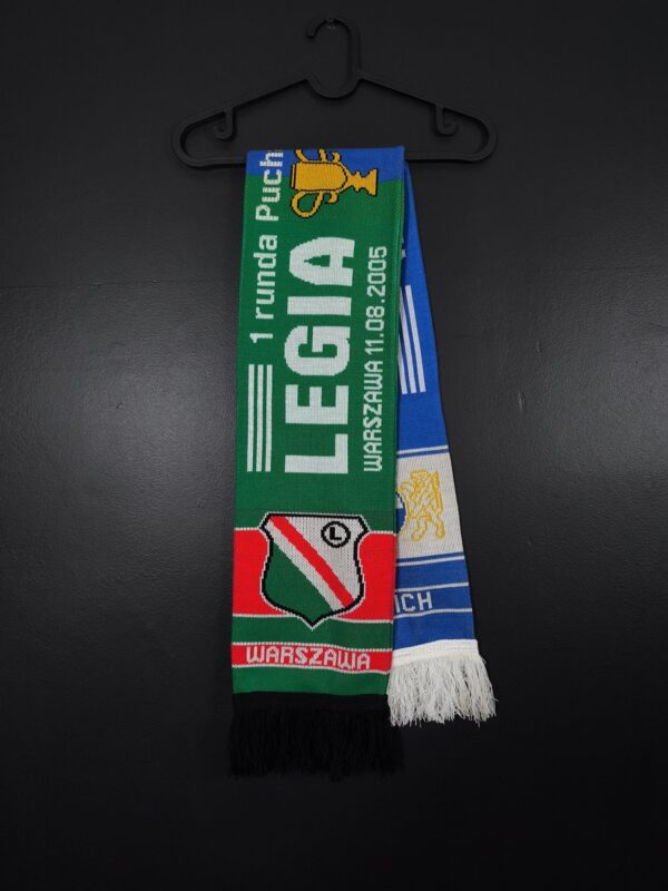 Szal piłkarski Legia Warszawa-FC Zurich 11.08.2005 Puchar UEFA