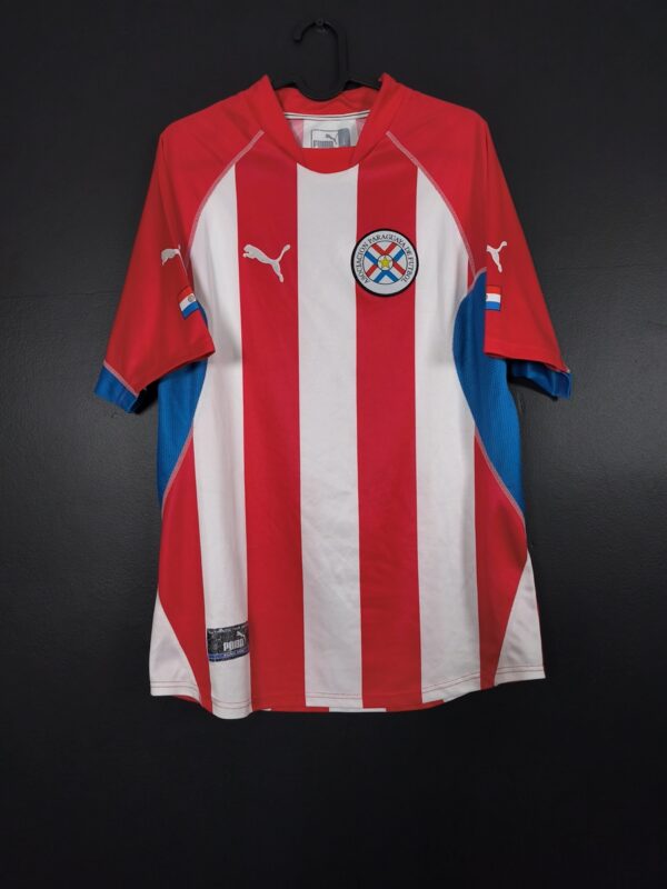 Koszulka piłkarska reprezentacji Paragwaj 2002/04 Home Puma [L]