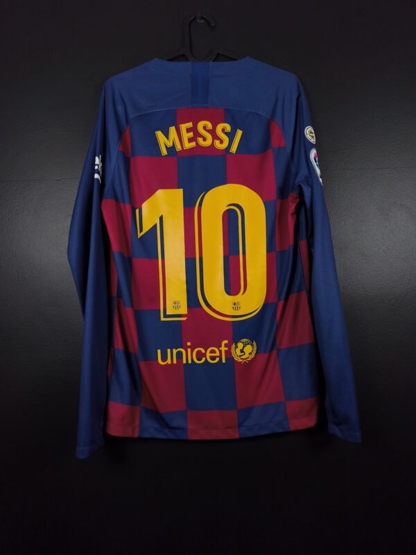Koszulka piłkarska FC Barcelona 2019/20 Home Nike Leo Messi #10 [S] Long