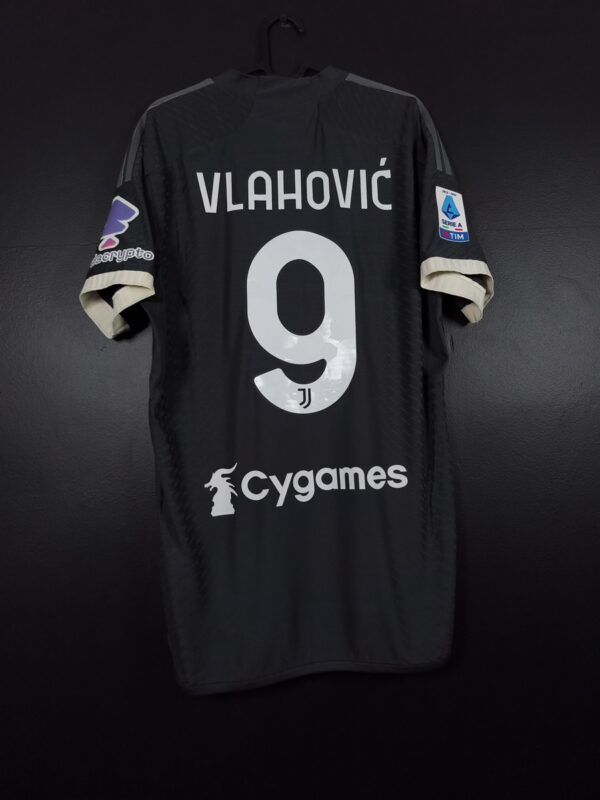 Koszulka piłkarska Juventus 2023/24 Third Adidas Dusan Vlahović #9 [L] Match Issue