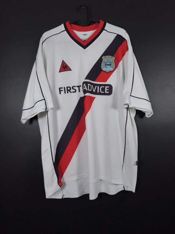 Koszulka piłkarska Manchester City 2002/03 Away Le Coq Sportif [XL]