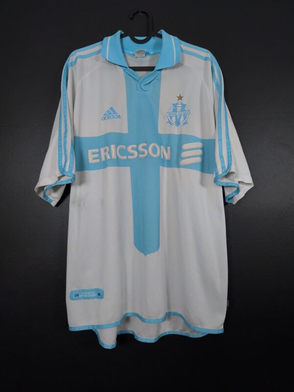 Koszulka piłkarska Olympique Marseille 2000/01 Home Adidas [XL]