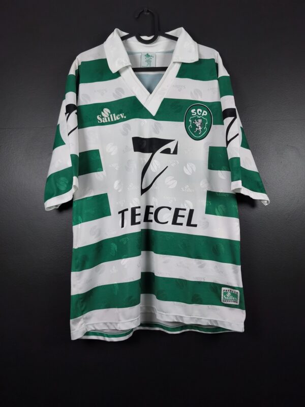 Koszulka piłkarska Sporting CP 1995/96 Home Saillev [XL]
