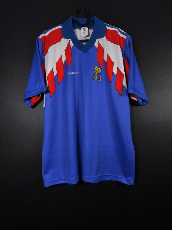 Koszulka piłkarska reprezentacji Francja 1990/92 Home Adidas [XL]