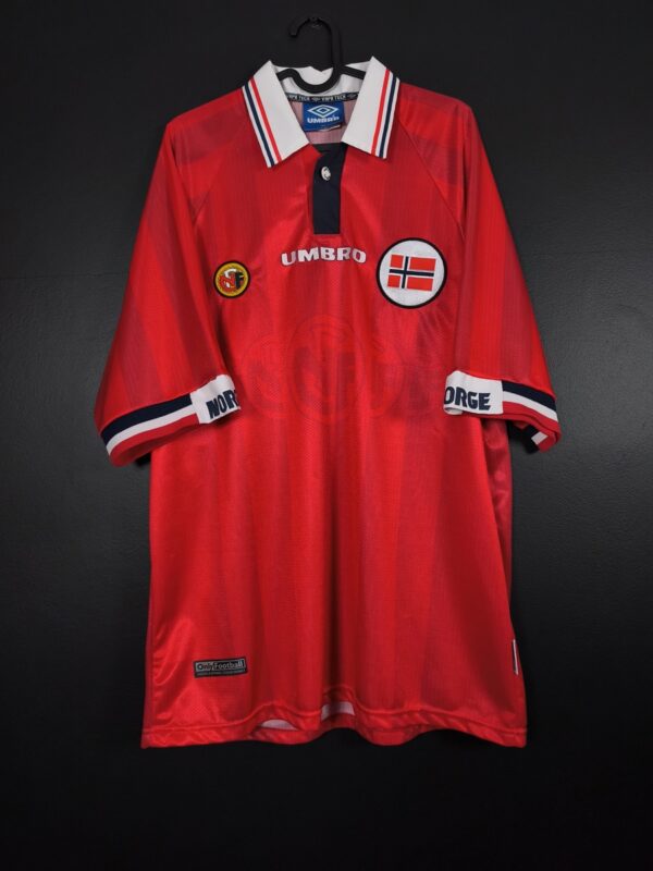 Koszulka piłkarska reprezentacji Norwegia 1998/99 Home Umbro [XL]