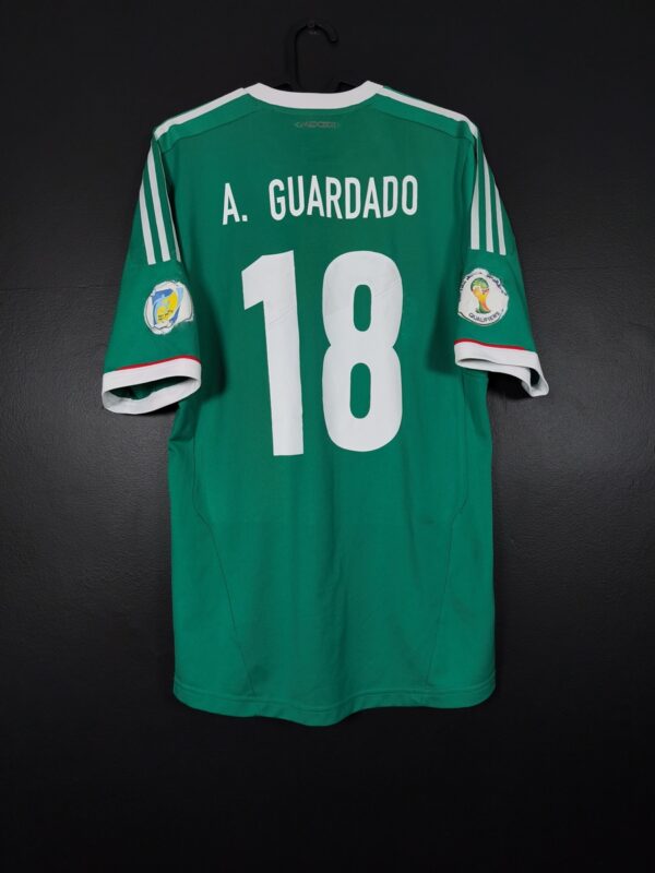 Koszulka piłkarska reprezentacji Meksyk 2011/13 Home Adidas Andres Guardado #18 [M] Match Issue World Cup 2014