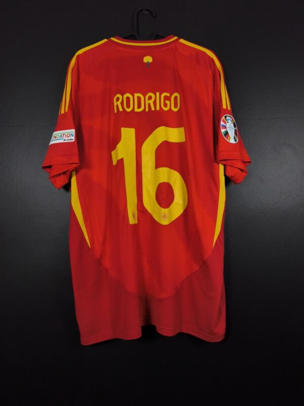 Koszulka piłkarska reprezentacji Hiszpania 2024/25 Home Adidas Rodri #16 [XL] Euro