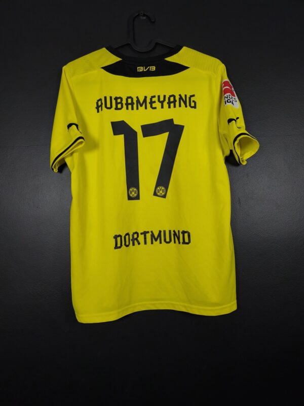 Koszulka piłkarska Borussia Dortmund 2013/14 Home Puma Aubameyang #17 [YXL] Junior