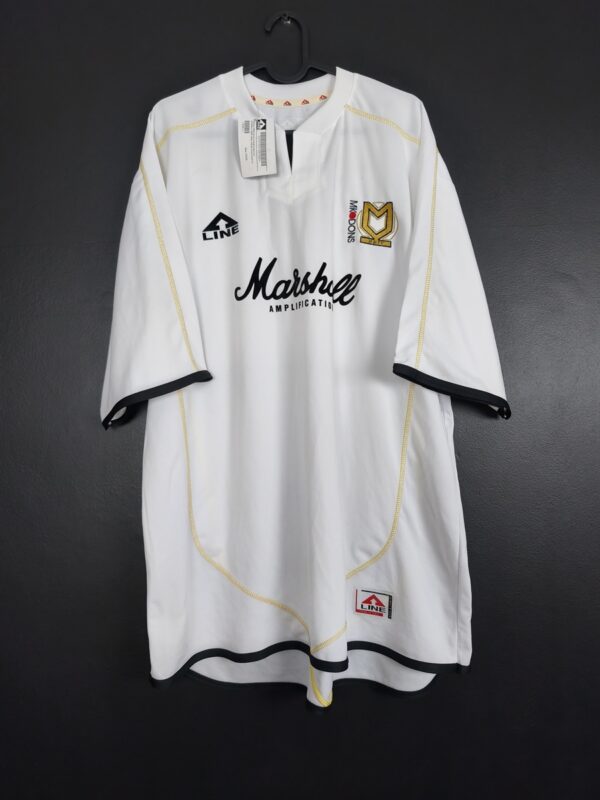 Koszulka piłkarska MK Dons 2004/06 Home A-Line [XXL] NEW Ben Chorley Autograf