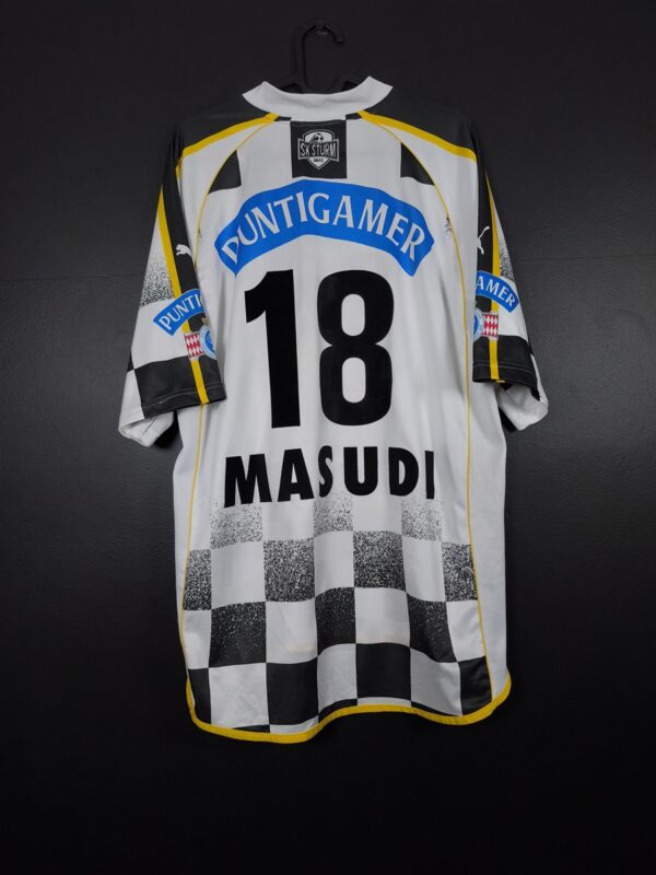 Koszulka piłkarska Sturm Graz 2002/03 Home Puma Alain Masudi #18 [L] Match Issue