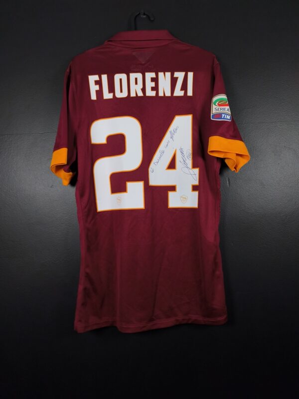 Koszulka piłkarska AS Roma 2014/15 Home Nike Alessandro Florenzi #24 [L] Match Issue