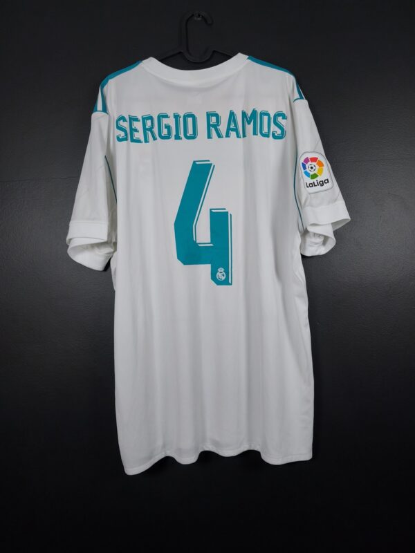 Koszulka piłkarska Real Madryt 2017/18 Home Adidas Sergio Ramos #4 [XL]