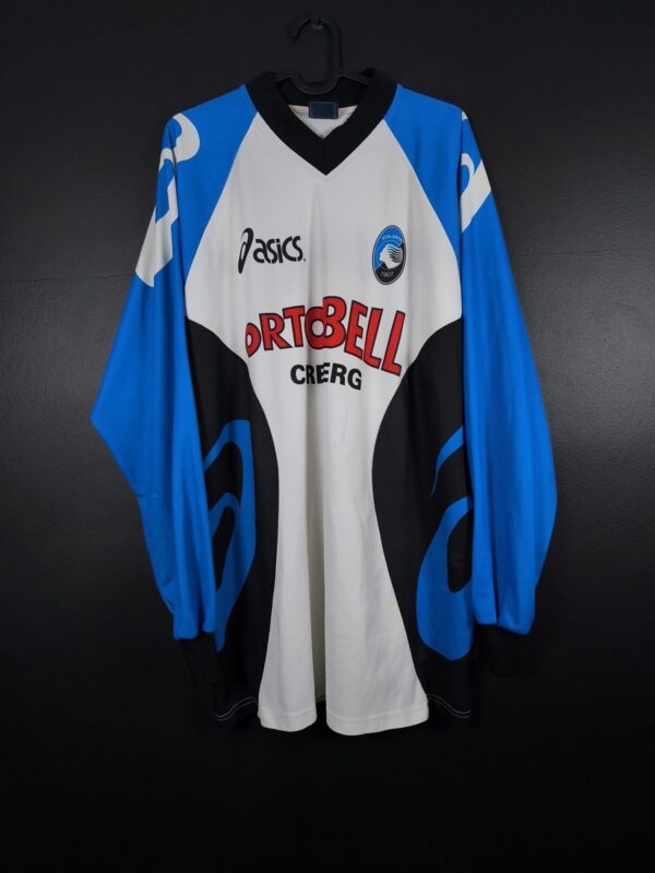 Koszulka piłkarska Atalanta Bergamo 2000/01 Pre Match Asics Maurizio Ganz #11 [XL] Player Issue