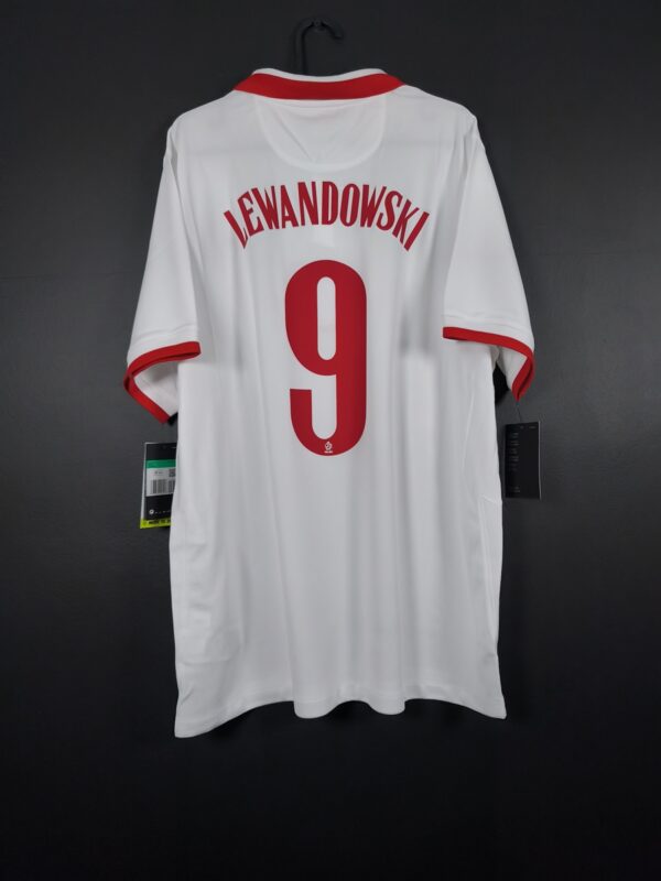 Koszulka piłkarska reprezentacji Polska 2020/22 Home Nike Lewandowski #9 [XL] NEW