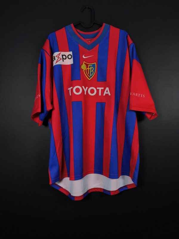 Koszulka piłkarska Basel 2001/02 Home Nike #20 [XL] Match Issue