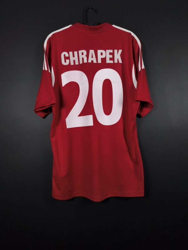 Koszulka piłkarska Wisła Kraków 2014/15 Home Adidas Michał Chrapek #20 [L] Autografy