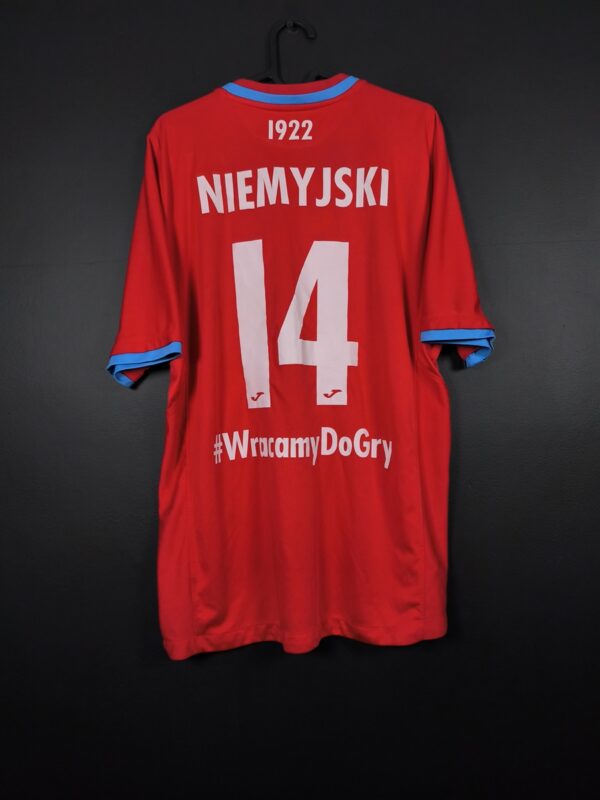 Koszulka piłkarska Odra Wodzisław 2018/19 Home Joma Adam Niemyjski #14 [L] Match Issue