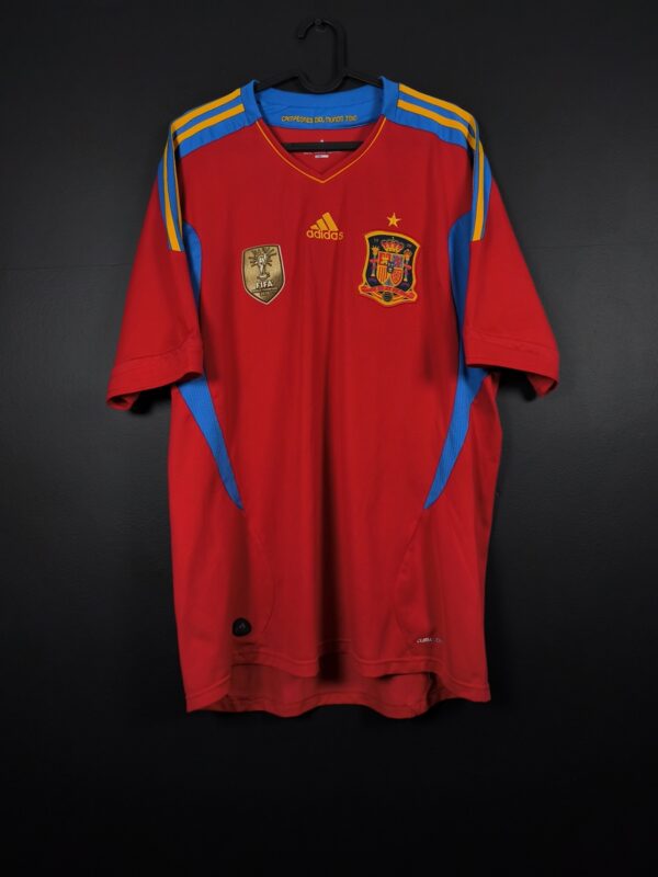 Koszulka piłkarska reprezentacji Hiszpania 2010/11 Home Adidas [XL]