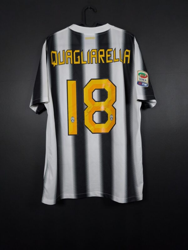 Koszulka piłkarska Juventus 2011/12 Home Nike Fabio Quagliarella #18 [L] Autograf