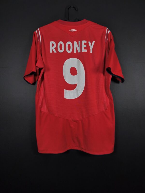 Koszulka piłkarska reprezentacji Anglia 2004/06 Away Umbro Wayne Rooney #9 [S]