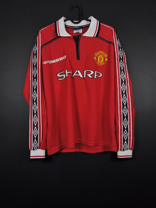Koszulka piłkarska Manchester United 1998/00 Home Umbro [YXL] Junior Long