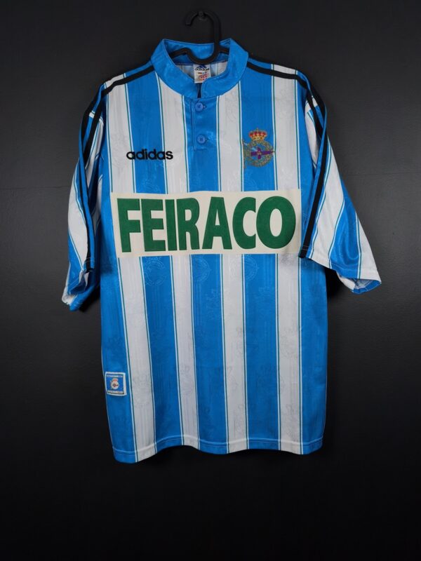 Koszulka piłkarska Deportivo La Coruna 1996/98 Home Adidas [L]
