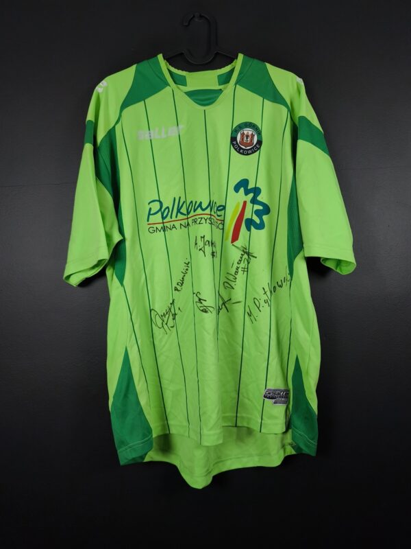 Koszulka piłkarska Górnik Polkowice 2010/11 Home Saller Mateusz Piątkowski #17 [XL] Match Issue