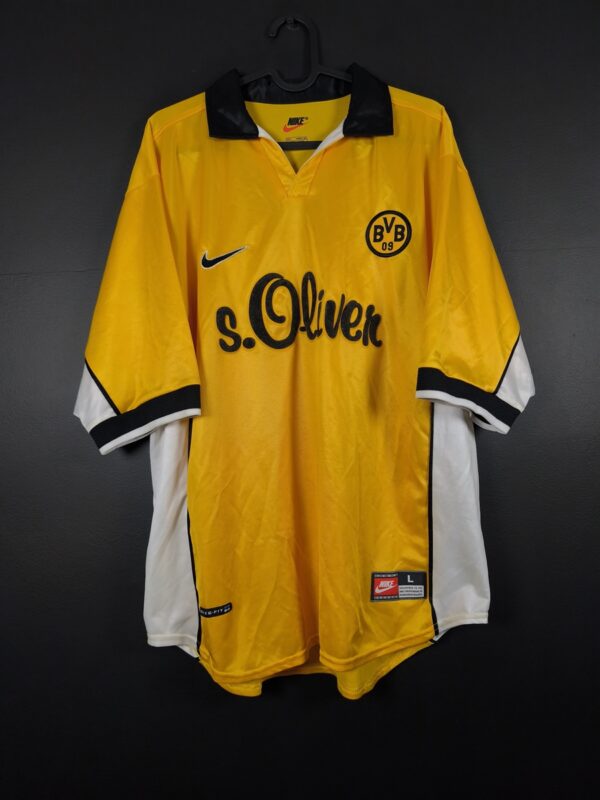 Koszulka piłkarska Borussia Dortmund 1998/99 Home Nike [L]