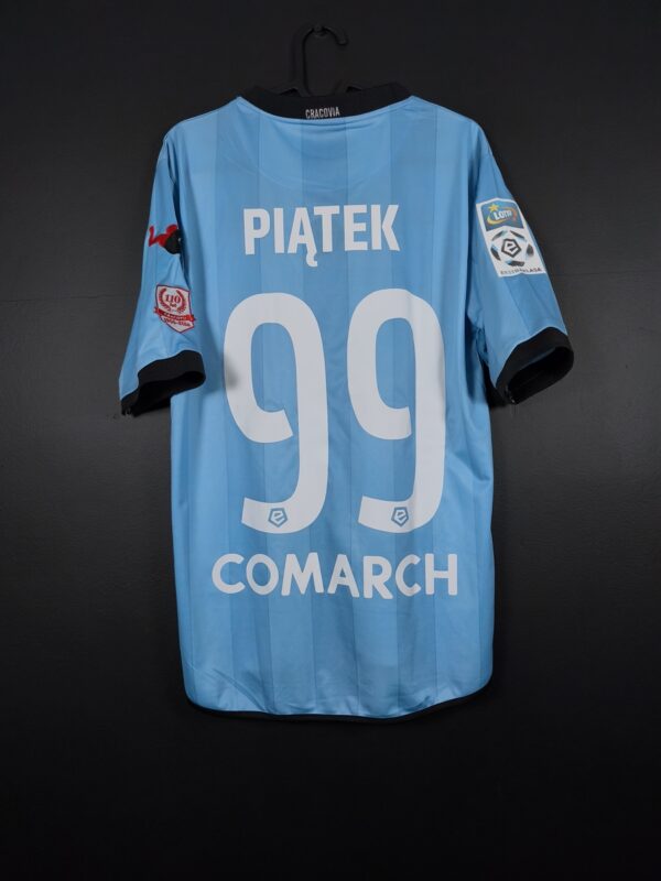 Koszulka piłkarska Cracovia 2016/17 Third Legea Krzysztof Piątek #99 [M] Match Issue Autograf