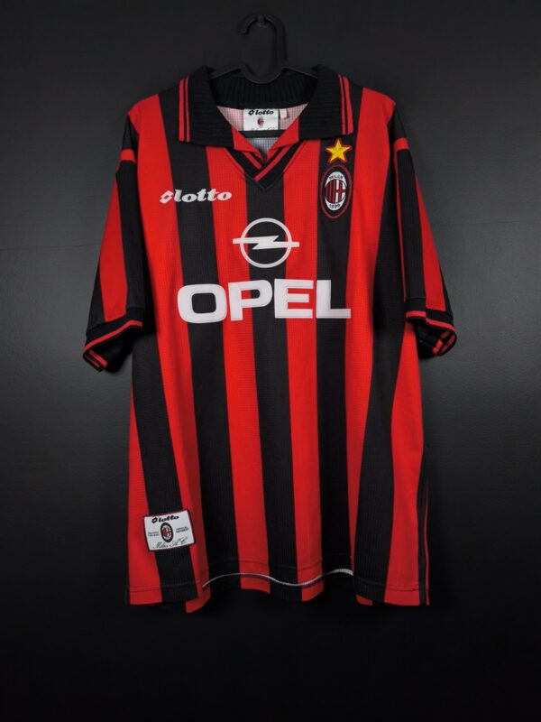 Koszulka piłkarska AC Milan 1997/98 Home Lotto [XL]