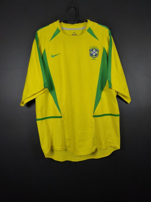 Koszulka piłkarska reprezentacji Brazylia 2002/04 Home Nike [M]