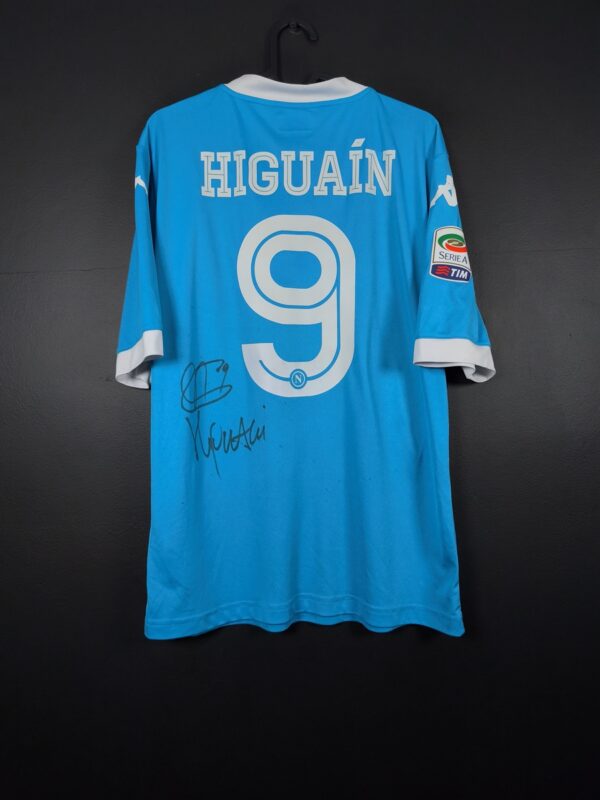 Koszulka piłkarska SSC Napoli 2015/16 Home Kappa Higuain #9 [XL] Autograf