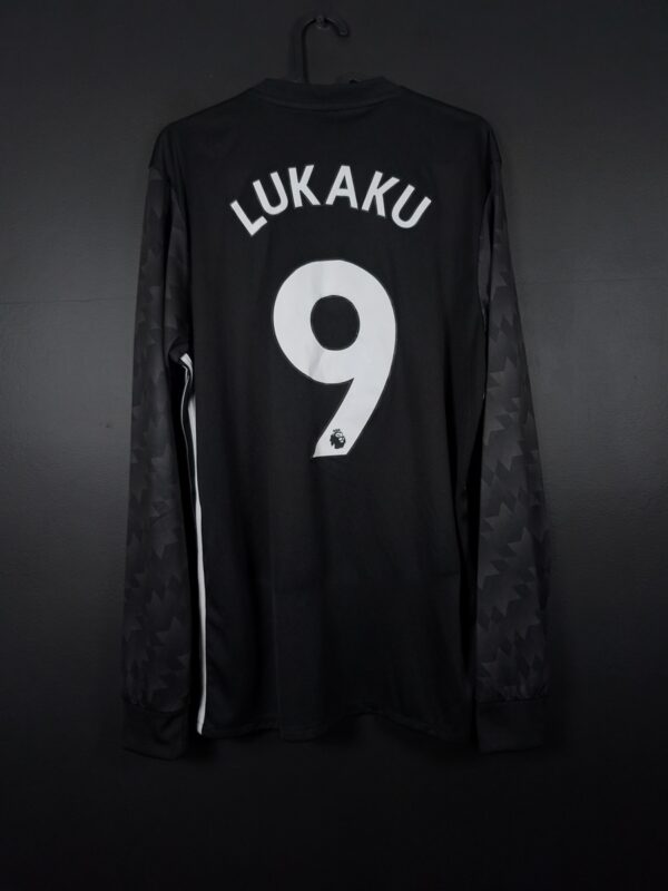 Koszulka piłkarska Manchester United 2017/18 Away Adidas Lukaku #9 [M] Long