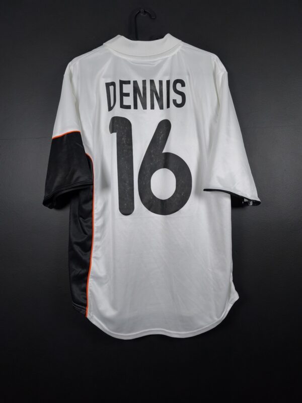 Koszulka piłkarska Valencia CF 2001/02 Home Nike Dennis Serban #16 [M] Match Issue vs Legia